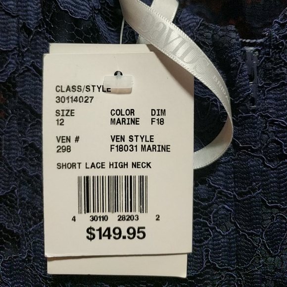 Davids Bridal Navy Bridesmaid/Mother of the Bride - Picture 4 of 5